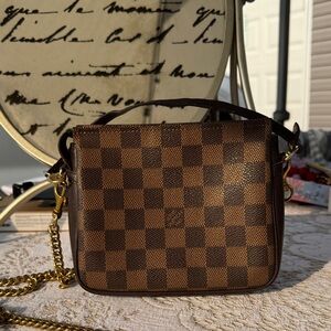 Louis Vuitton Damier Ebene Trousse Bag 1998